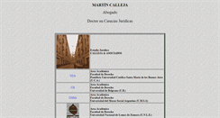 Desktop Screenshot of doctorcalleja.com.ar